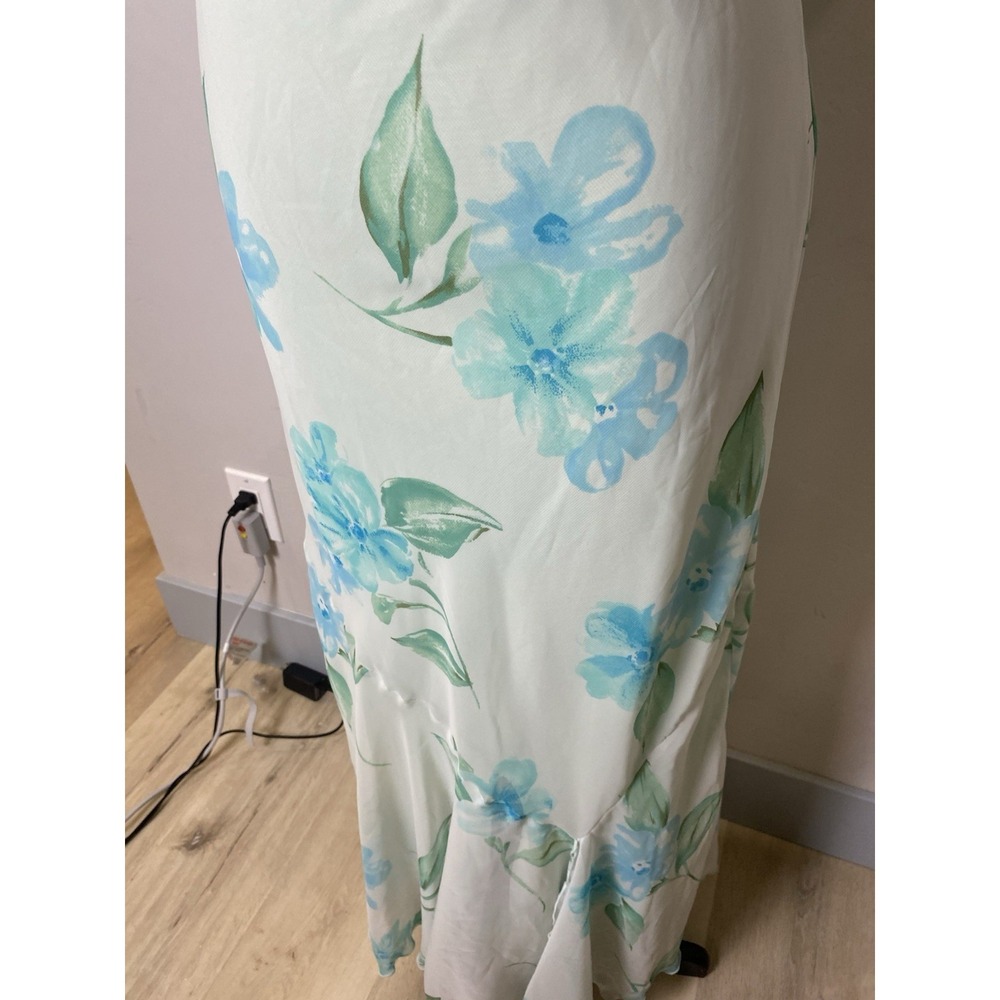 VTG 90's R&M Richard's Floral Dress Chiffon Boho whimsygoth fairycore wedding 10 - Picture 4 of 5